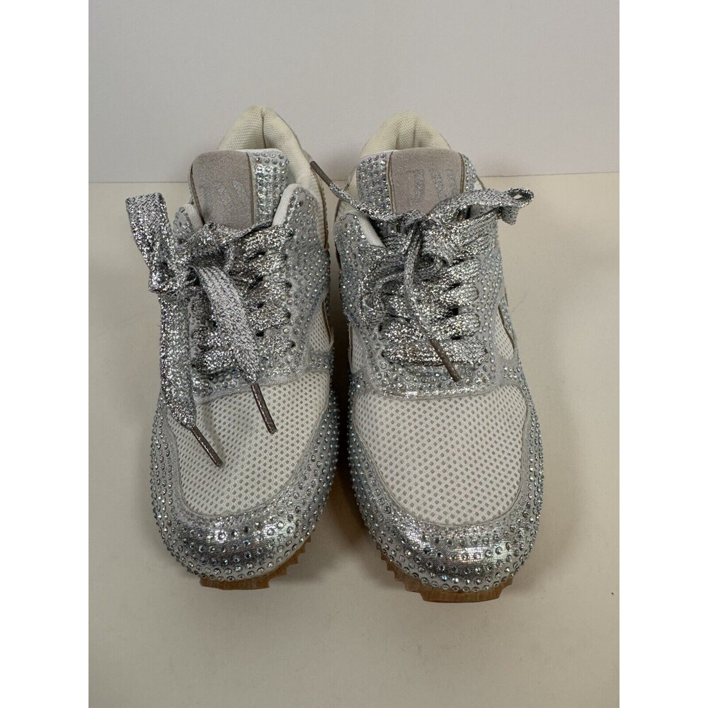 Crown Vintage Rhinestone  Crystal Platform Sneakers Women's Sz 7.5 - Never Worn